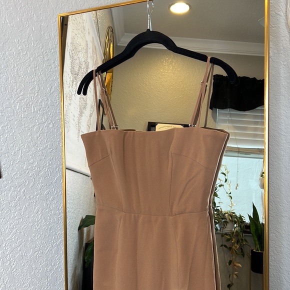 House of CB Dresses House Of Cb Jaida Toast Corset Maxi Dress Nwot